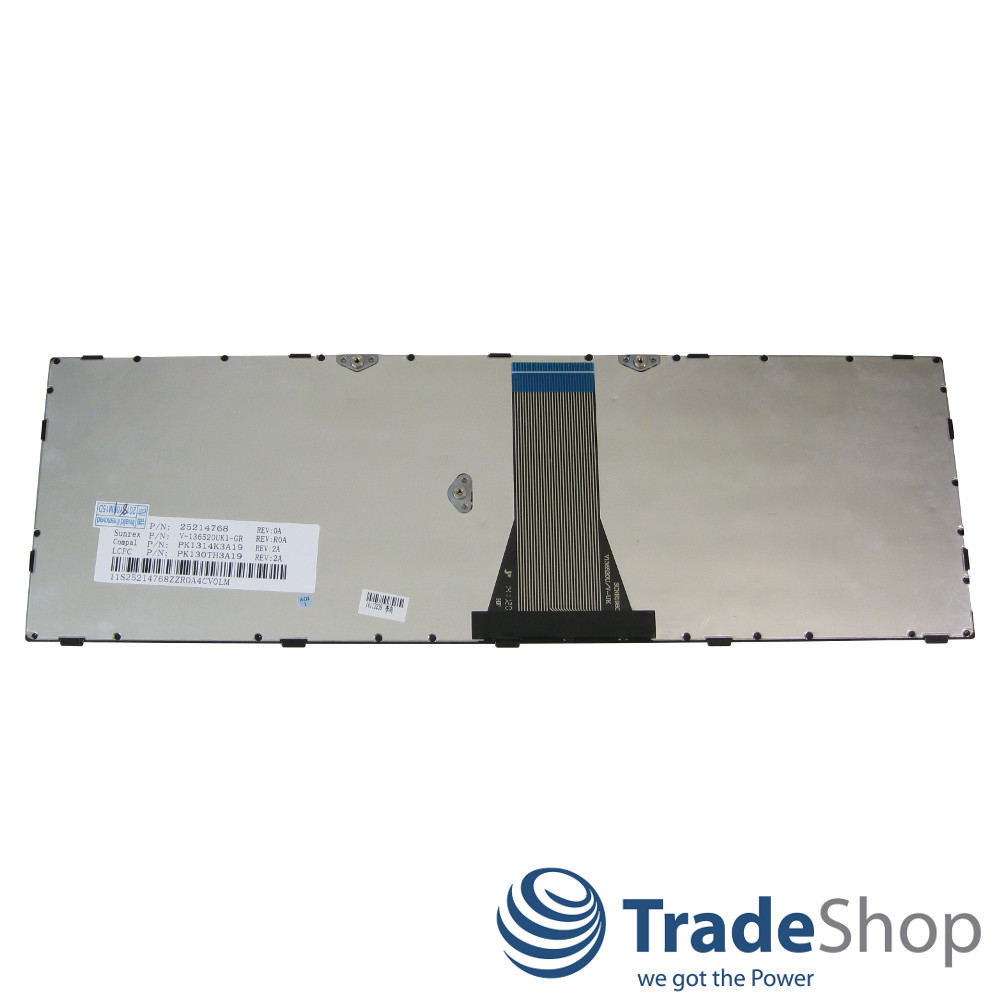 Orig. Tastatur DE schwarz für Lenovo Ideapad B50-30 B70-80 E50-70 uvm