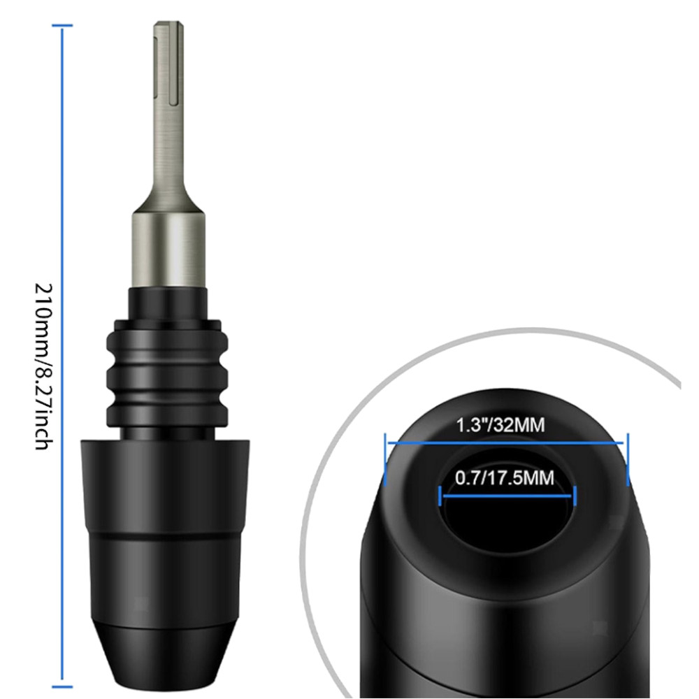SDS Plus auf SDS Max Bohrfutter Adapter für Meißel Bohrer Bohrhammer