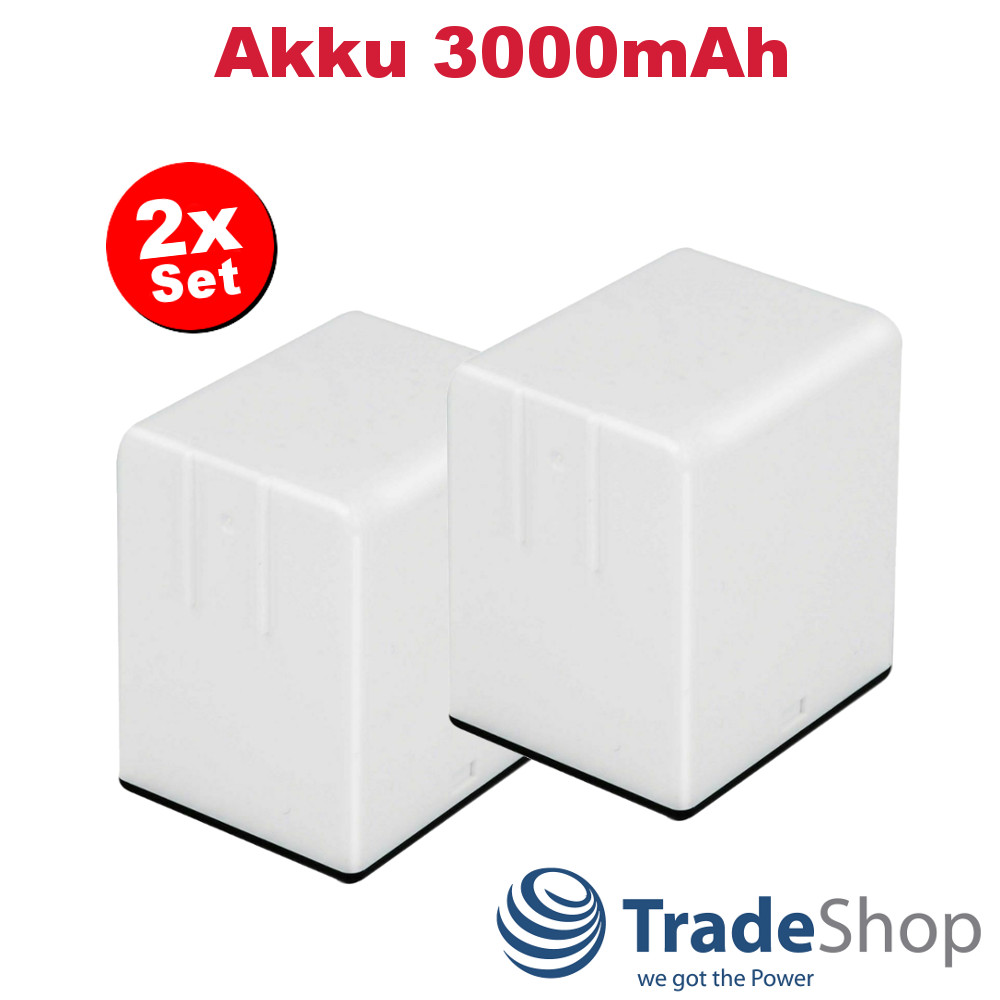 2x Hochwertiger Li-Ion Akku 3000mAh für Arlo Go A-2 Sicherheits-Kamera