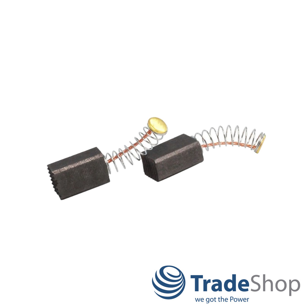 2x Motorkohlen Kohlebürsten 6 x 8 x 13/14mm für viele Poliermaschinen
