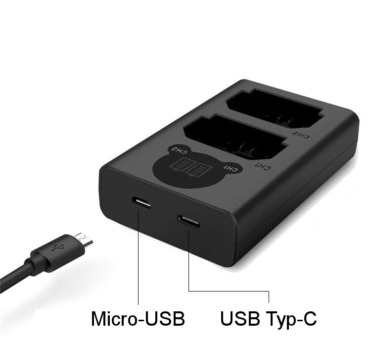 3in1: 2x Akku +Dual Ladegerät LCD Ladestation für Sony NP-FZ100 BC-QZ1