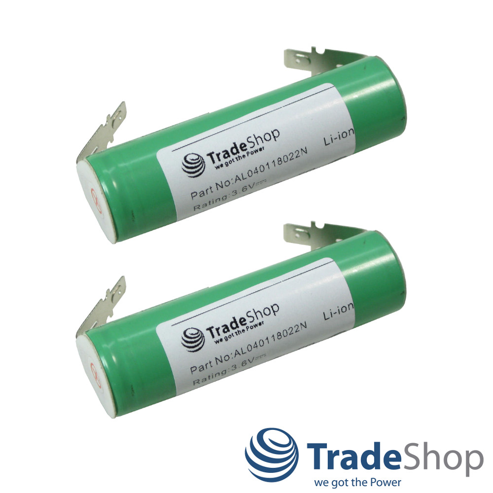 2x Li-Ion Akku 3,6V 2200mAh für Bosch XEO, ISIO ersetzt Bosch CISO Accu Battery