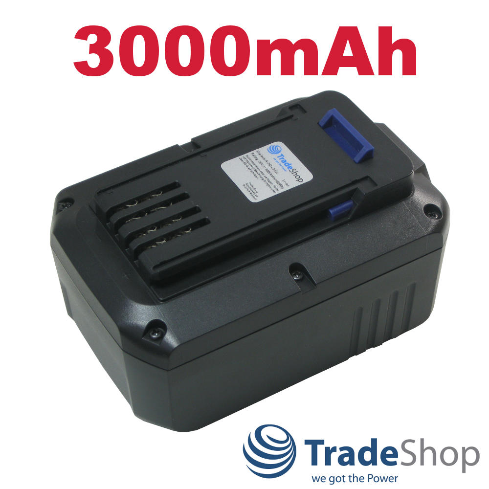 2x AKKU 36V 3000mAh Li-Ion für LUX-Tools Akku-Rasenmäher A-36 Li/38 H
