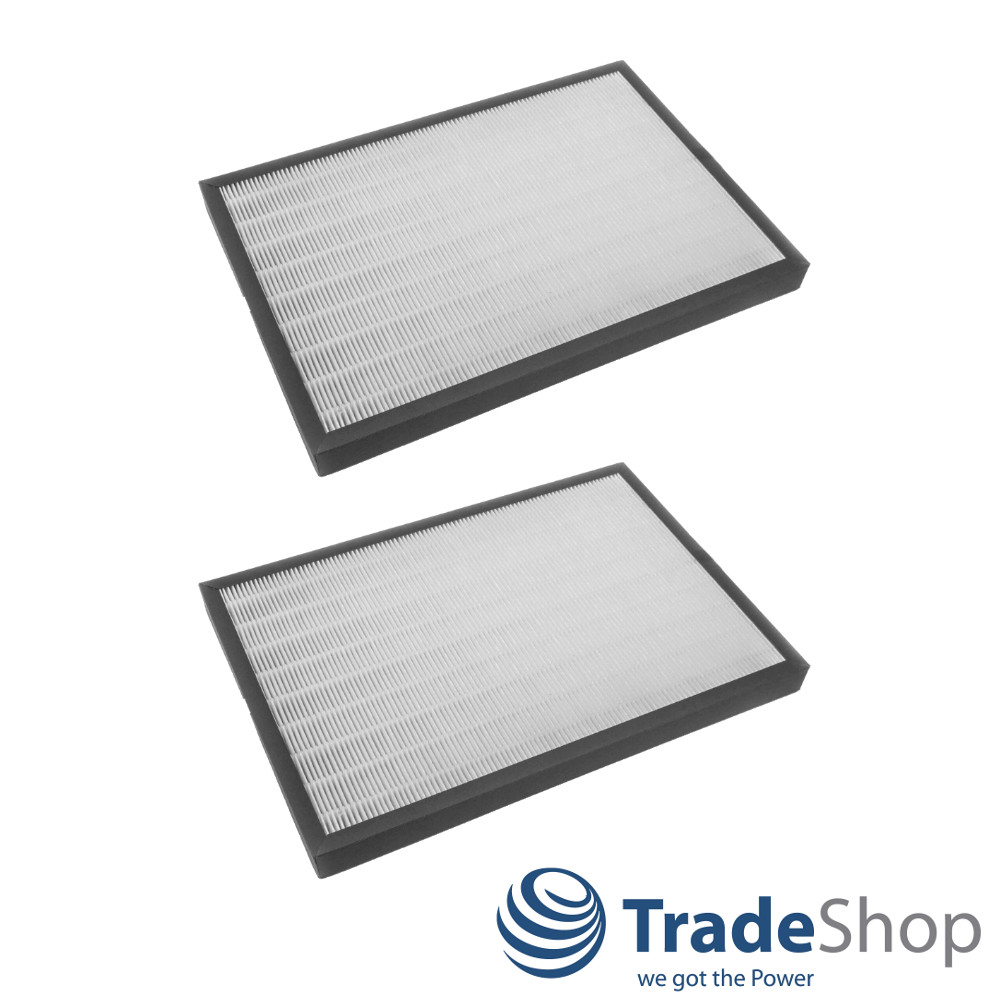 2x Luftreiniger-Filter (HEPA+Aktivkohle) für DeLonghi AC 230 ersetzt 5513710021