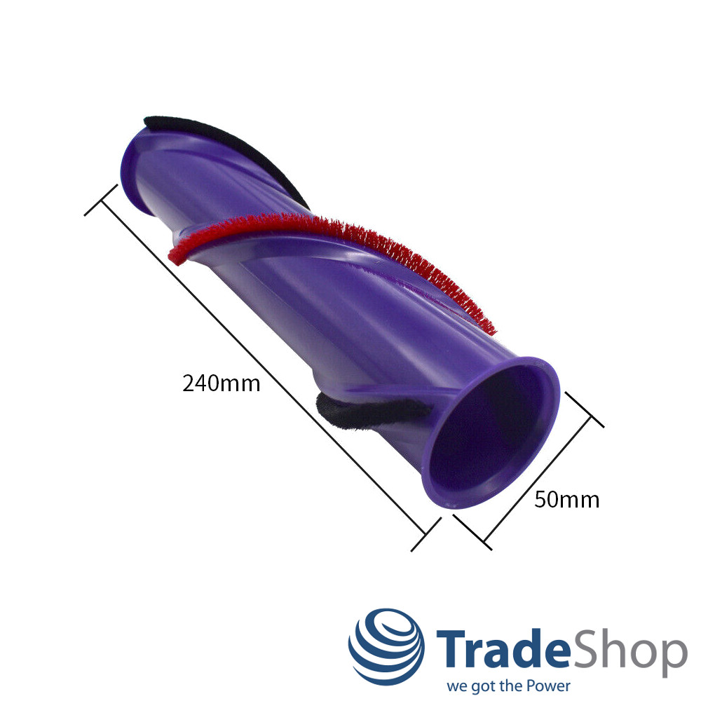 Rollbürste Bürstenwalze 3-Speichen für Dyson V10 Staubsauger ersetzt 969569-01