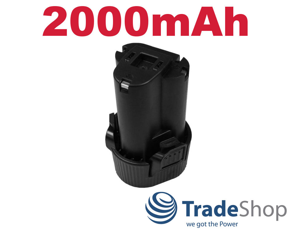 2x Li-Ion Akku 10,8V 2000mAh ersetzt Makita BL1013 BL1014 195332-9 uvm