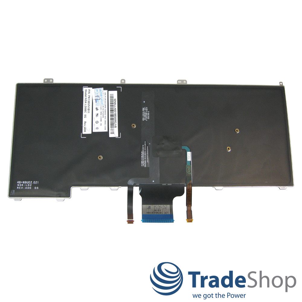 Orig Tastatur Beleuchtung Trackpoint QWERTZ DE für Dell Latitude E7440