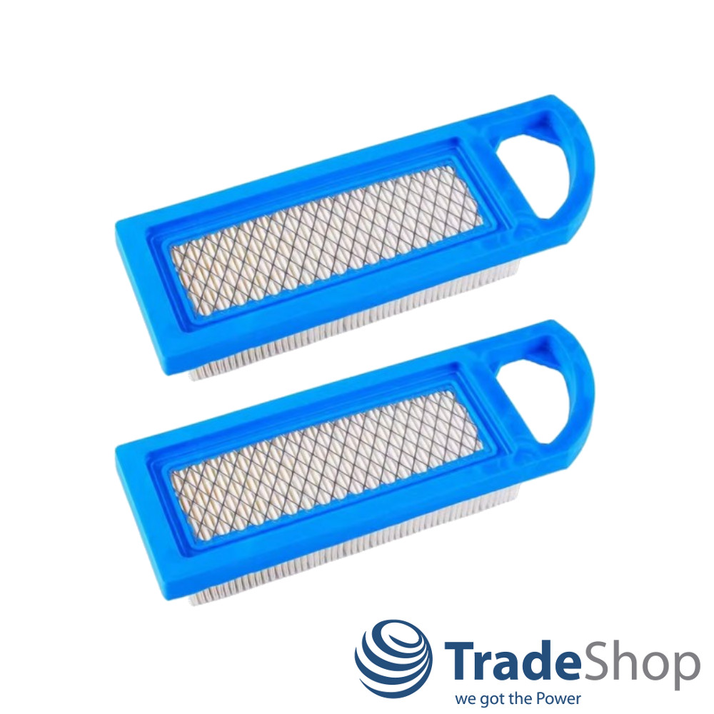2x Luftfilter für Briggs & Stratton 284H07 285H07 ersetzt 697634 697153 695547