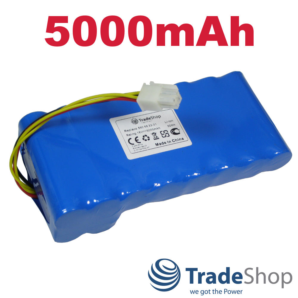 Akku 18V 5000mAh Li-Ion ersetzt Husqvarna 580 68 33-01, 580 68 33-02, 589585201