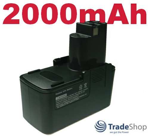 AKKU für BOSCH BAT001 WÜRTH FLEX SKIL 9,6V/2000mAh Ni-MH GSR 9,6V uvm