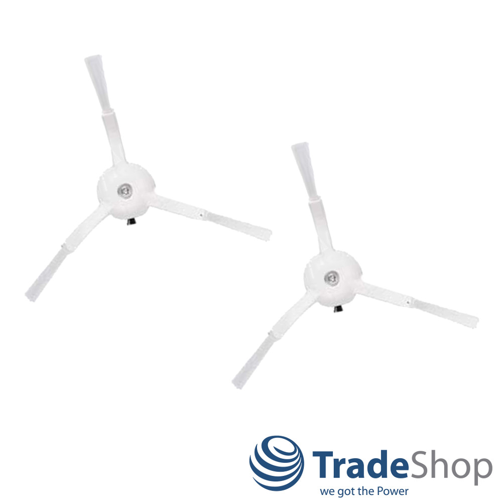 2x 3-Arm Seitenbürste für Xiaomi Roborock S50 S51 S55 S5 Max S6 E20 Saugroboter