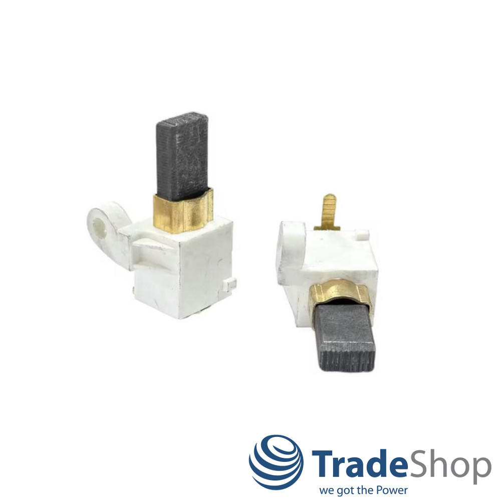 2x Motorkohlen 6x11x19,5mm mit Halter für Stihl E140 E160 ersetzt 12080071001