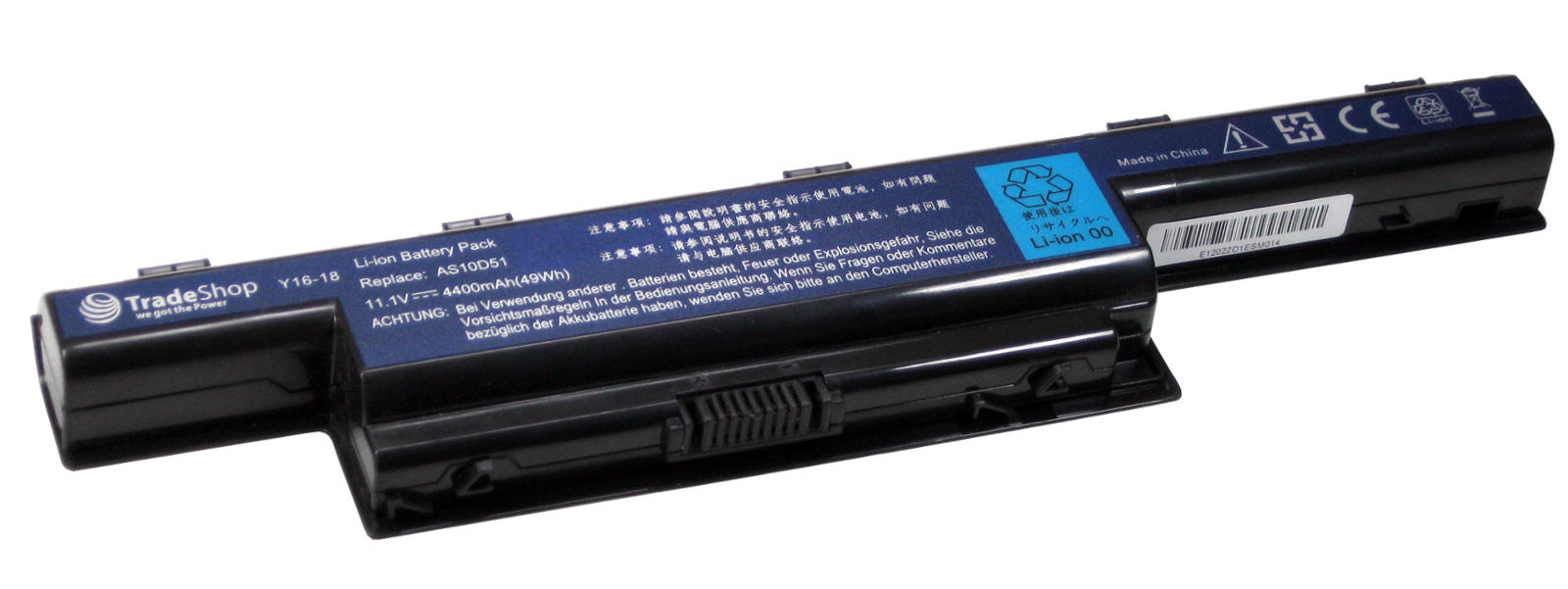 Trade-Shop AKKU 4400mAh für Acer TravelMate 8572TG 4370 4740 5335 5340 5542 5735