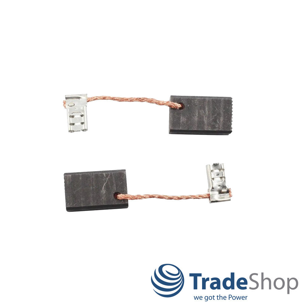 2x Motorkohlen Kohlebürsten 7 x 11 x 18mm für Worx WU072, WU073 ersetzt 50026645