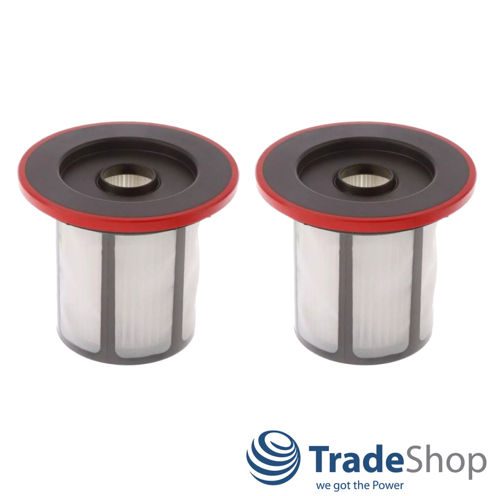 2x HEPA Zylinderfilter für Bosch Unlimited Serie 6 ersetzt 12033215, 12033216