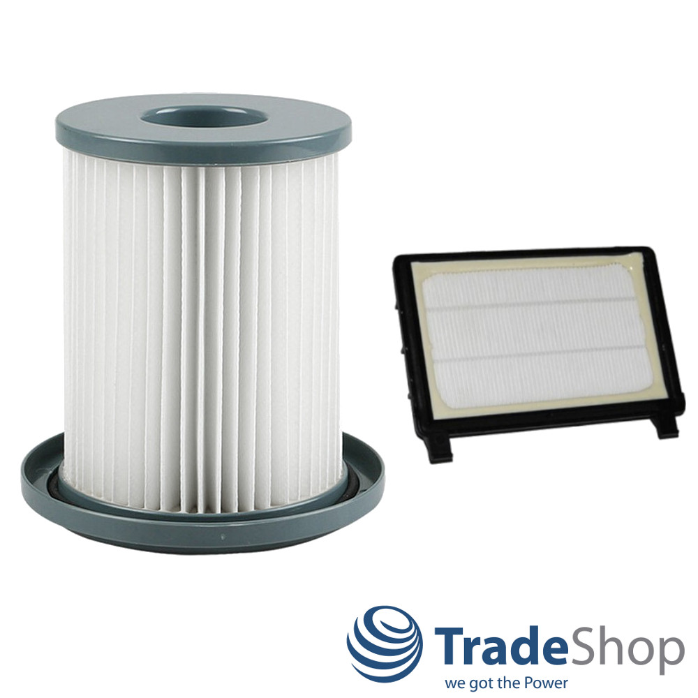 2in1 Set: HEPA-Filter + Zylinderfilter für Philips FC8714 FC8722 FC8724 FC8740