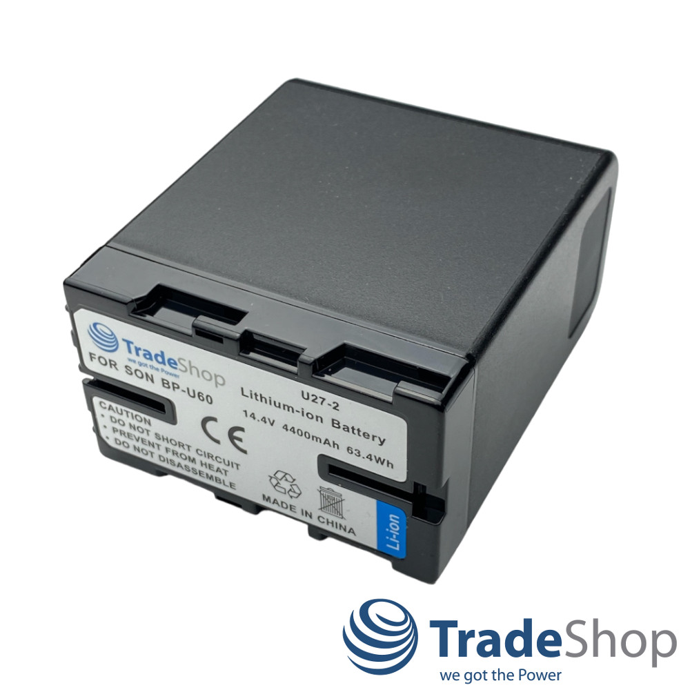 Akku 4400mAh für Sony BP-U30 BP-U60 BP-U65 BP-U90 BP-U95 Li-Ion