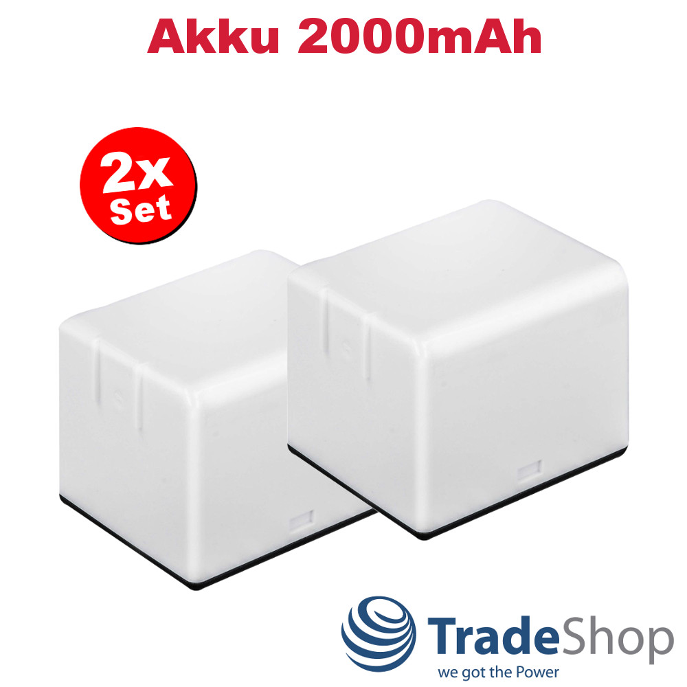 2x Hochwertiger Li-Ion Akku 2000mAh für Arlo Pro/Pro 2 Sicherheits-Kamera