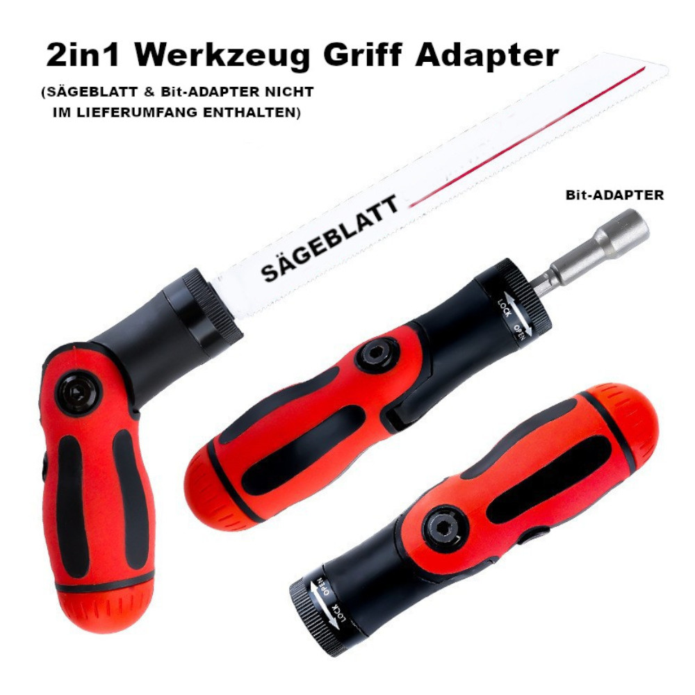 Robuster Griff Handgriff Ersatz für die meisten Säbelsägen und Bits