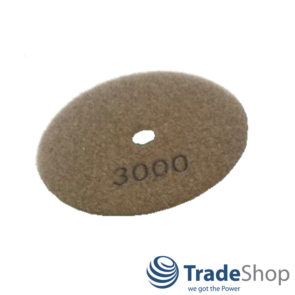 100mm Diamant Schleifscheibe Polierscheibe #3000 für Beton, Naturstein, Granit