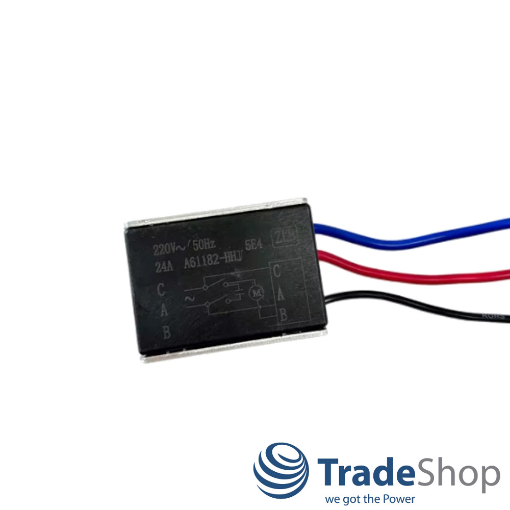 Maschinen Anlaufwiderstand Sanftanlauf Softstart 24A / 220V mit 3 Kabeln
