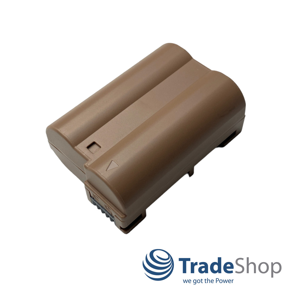 2x Li-Ion Kamera-Akku 7,2V 2600mAh für Nikon D500, D7000, Z5, Z6 ersetzt EN-EL15