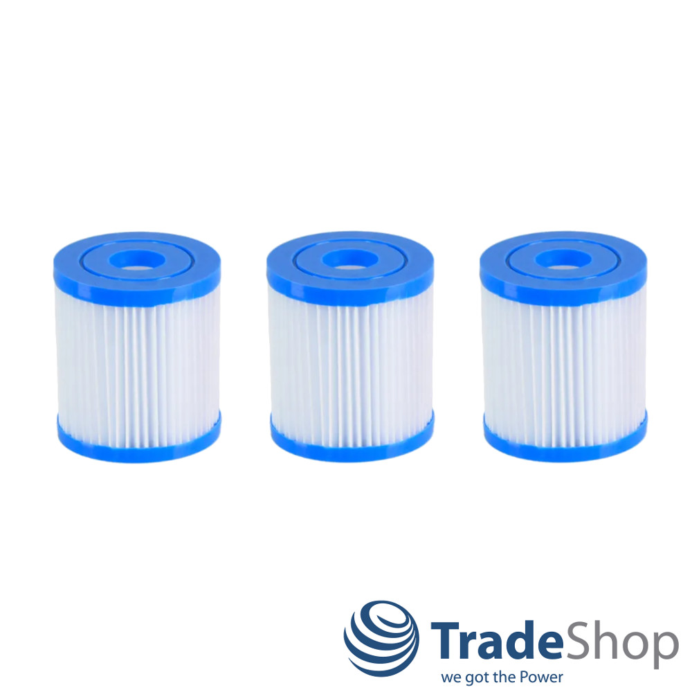 3x Filterpatrone Kartuschenfilter für Bestway 58381 Filterpumpe ersetzt 58093