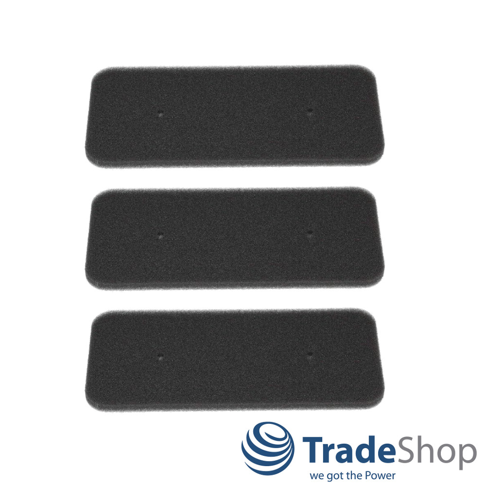 3x Schwammfilter Filtermatte für Candy Hoover Wäschetrockner ersetzt 40006731