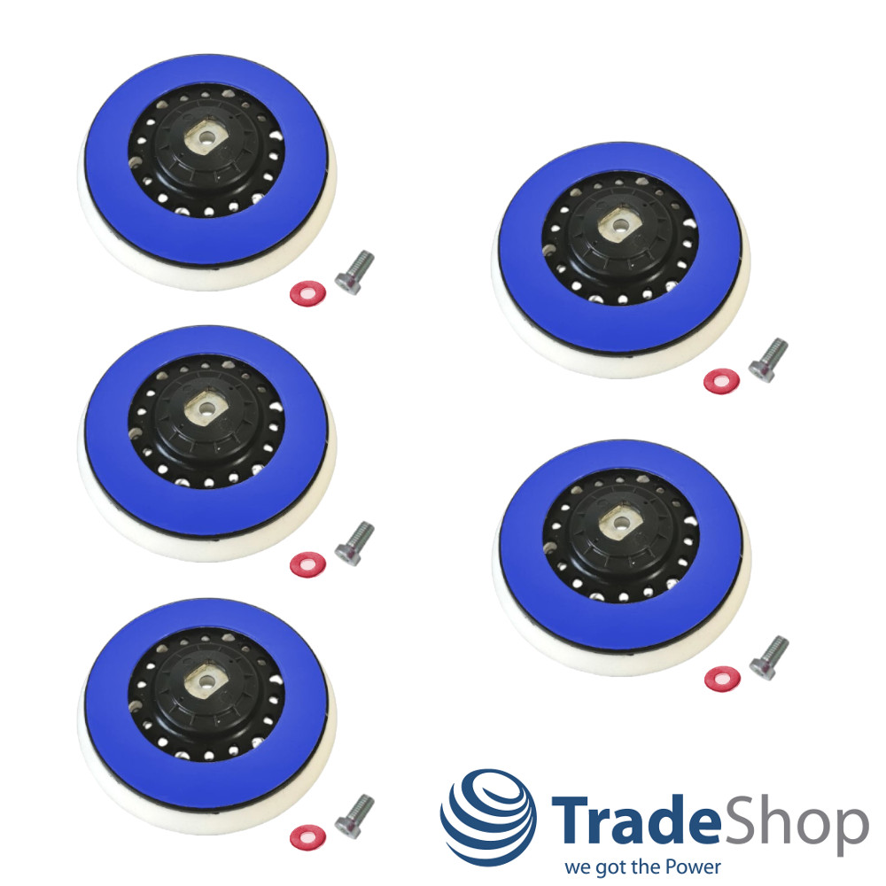 5x Schleifteller Polierteller 150mm kompatibel mit Rupse LHR21 Poliermaschine
