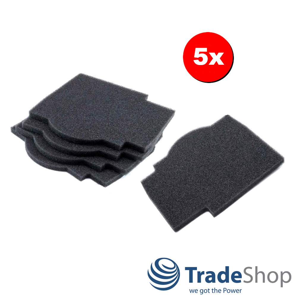 5x Luftfilter Staubfilter 185 x 160mm für Lunos Silvento ersetzt 39721, 2/FSI-R