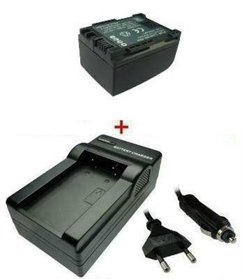 Akku + Ladegerät ersetzt BP-809 für viele Canon Camcorder / Kameras