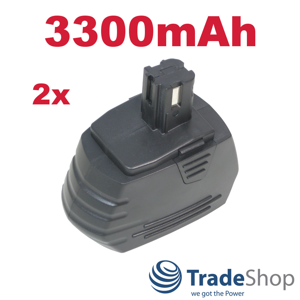 2x AKKU 18V 3300mAh Ni-Mh 59,4Wh ersetzt Hilti SFB180 SFB185 uvm