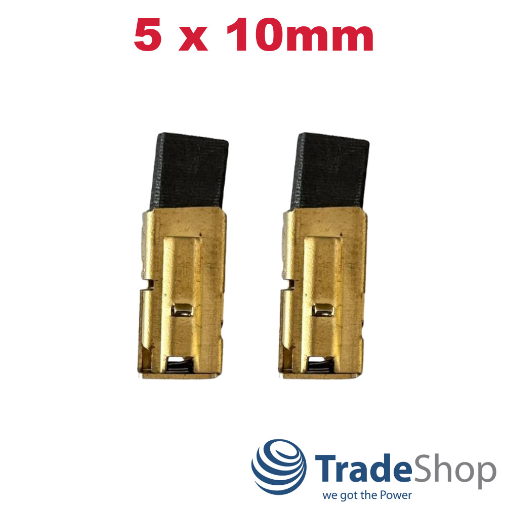 2x Kohlebürsten Kohlen 5x10mm mit für Metabo BE1100 KHE2650 ersetzt 316046970