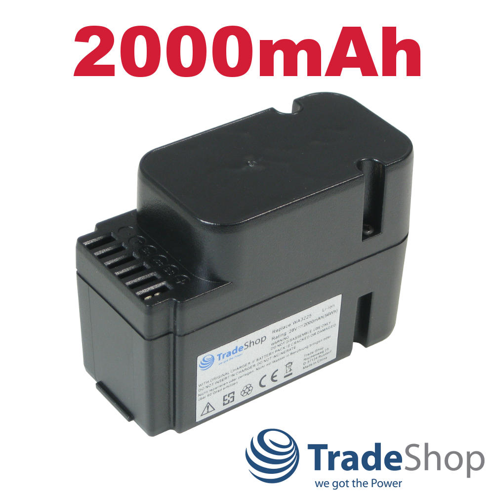 AKKU 28V 2000mAh Li-Ion für Worx Landroid WG798 WG755 WG790 WG794 M800 uvm