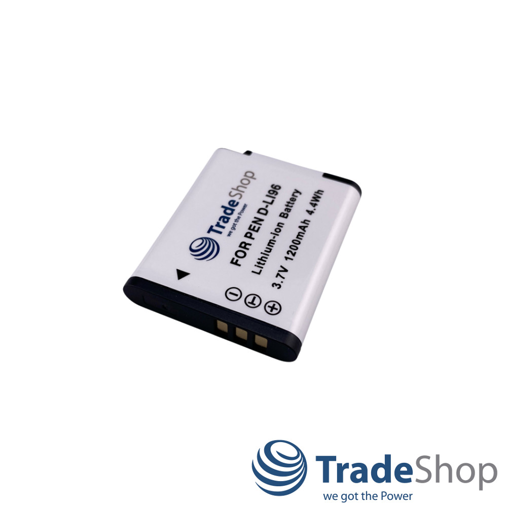 Li-Ion Akku 3,7V 1200mAh für Pentax WG-1000 Digitalkamera ersetzt D-LI96