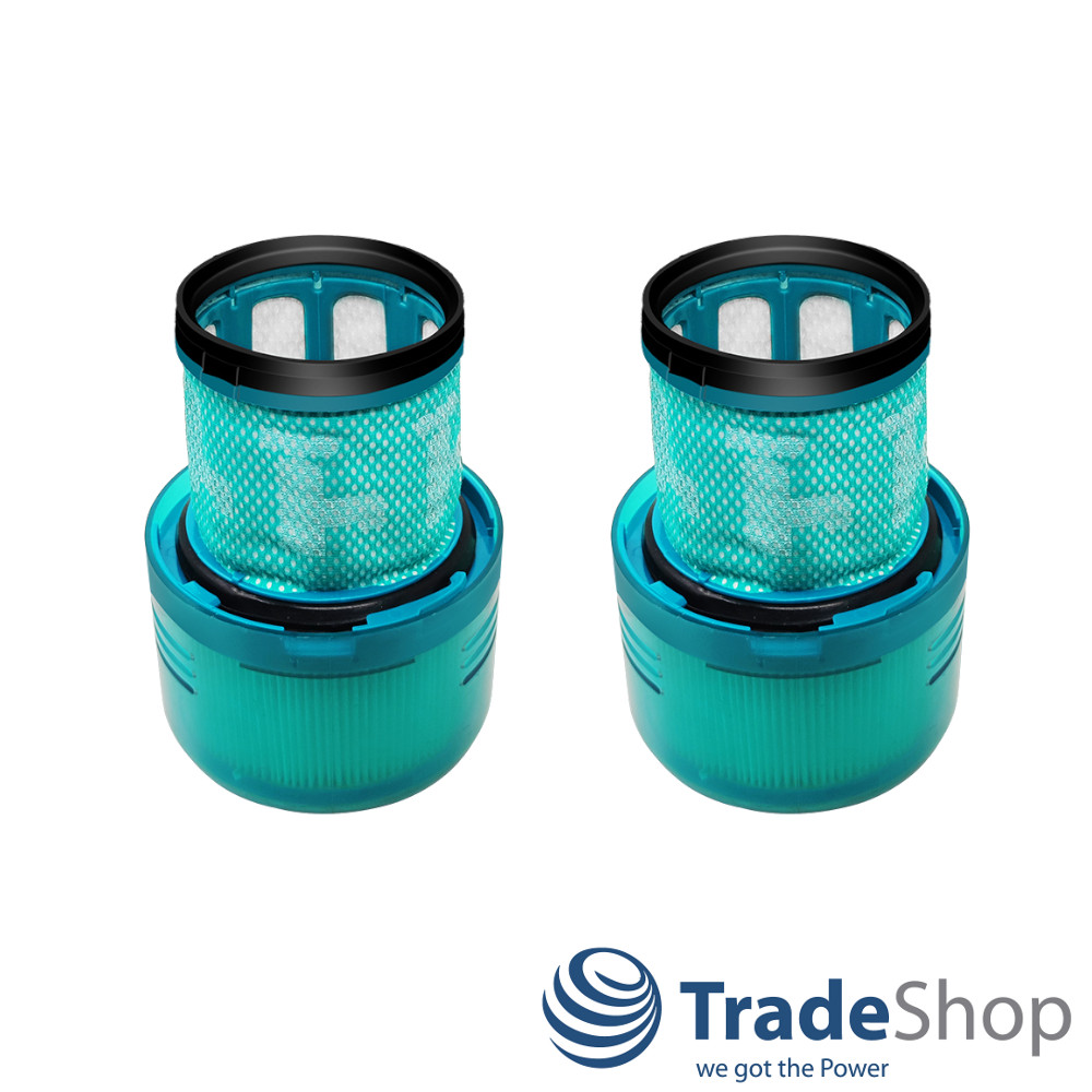 2x HEPA Vormotor-Filter Türkis ersetzt 970013-02 für Dyson Cyclone V11 SV14 V15