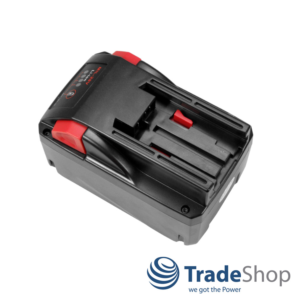 2x Li-Ion Akku 28V 5000mAh für AEG Milwaukee HD28 AG, V28 CS ersetzt 48-11-2830