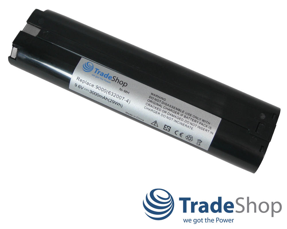 Akku für MAKITA 6093DW 6094DW 6095DW 6096DWE 6891DW 6900DW 3000mAh