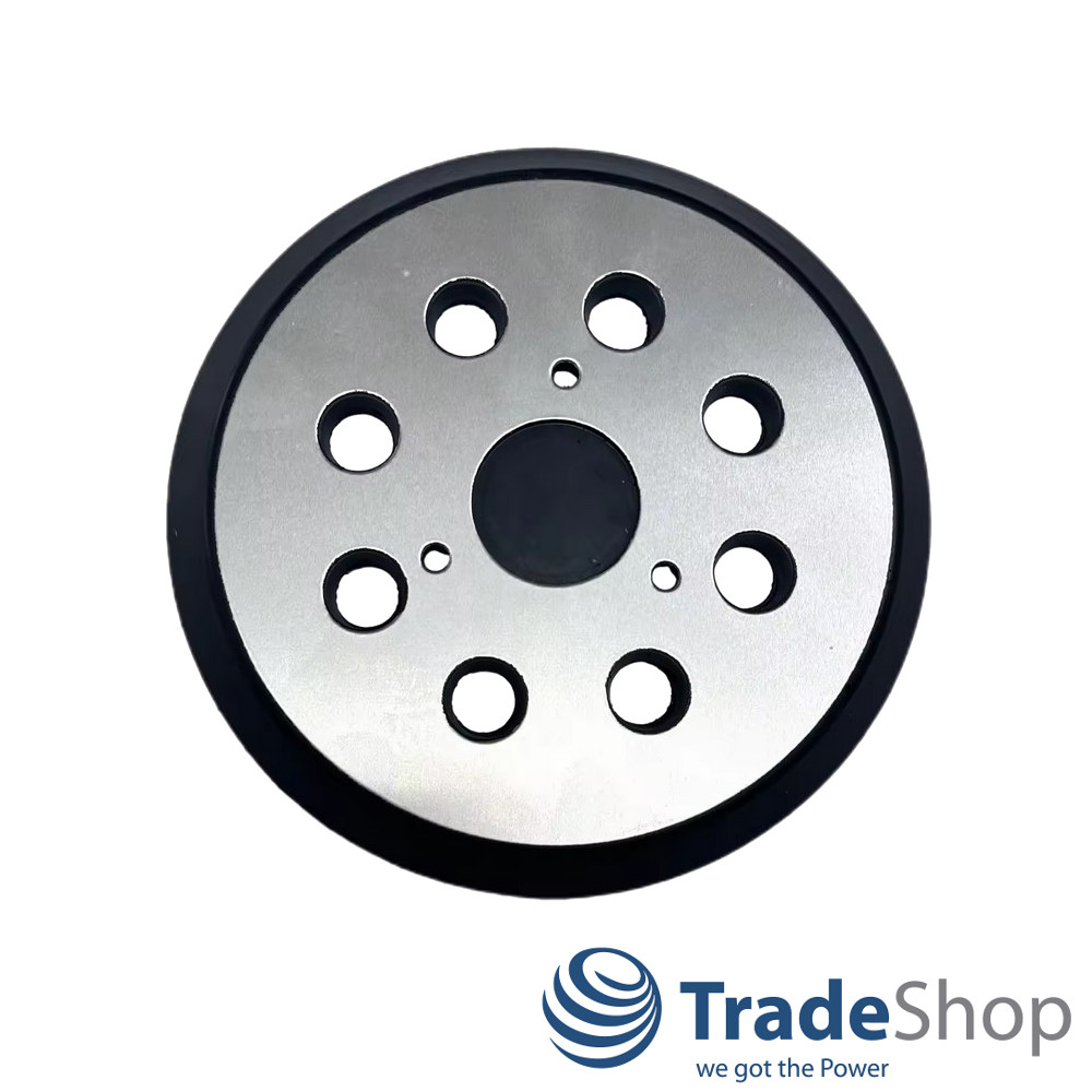 Schleifteller Haftteller Metall 125mm für Makita BO5010 BO5011 BO5020 BO5030 uvm