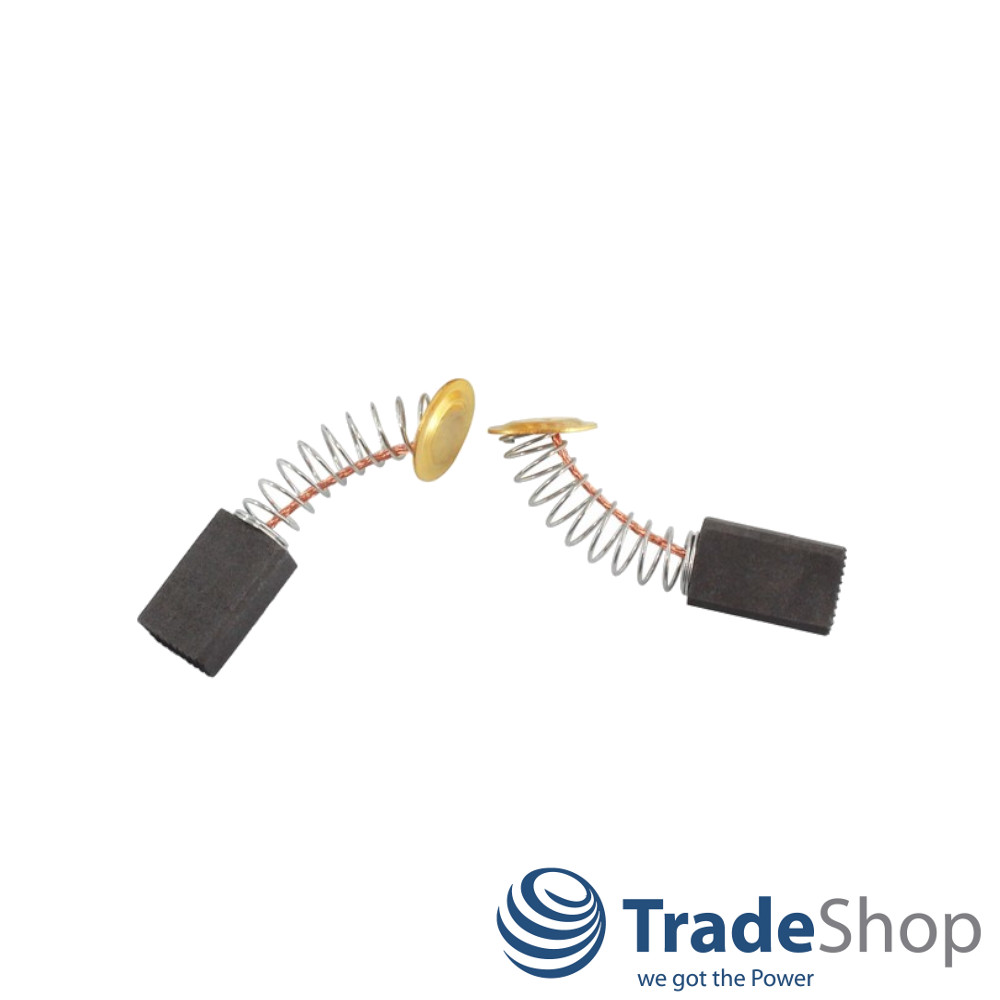 2x Motorkohlen Kohlebürsten 4,5 x 6 x 11/12,5mm für viele Winkelschleifer