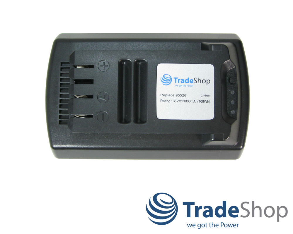 2x AKKU 36V 3000mAh Li-Ion für Güde 95540 95650 95545 95655 95680 95660