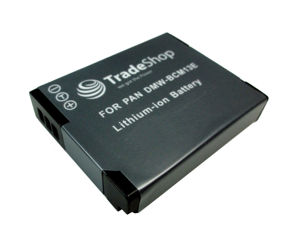 Akku für DMW-BCM13 für viele Panasonic Kameras DMC-TZ61 DMC-TZ70 DMC-TZ71 uvm
