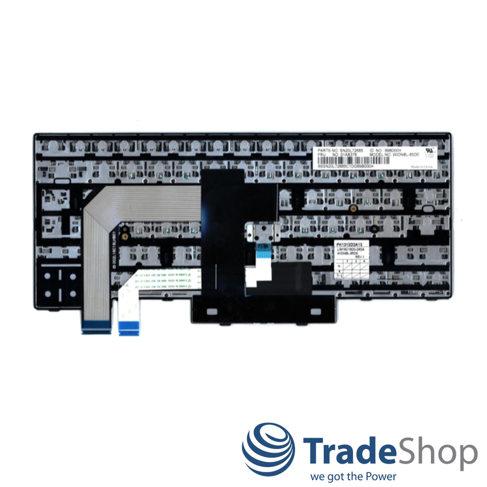 Tastatur QWERTZ DE mit Trackpoint für Lenovo ThinkPad T470 T480