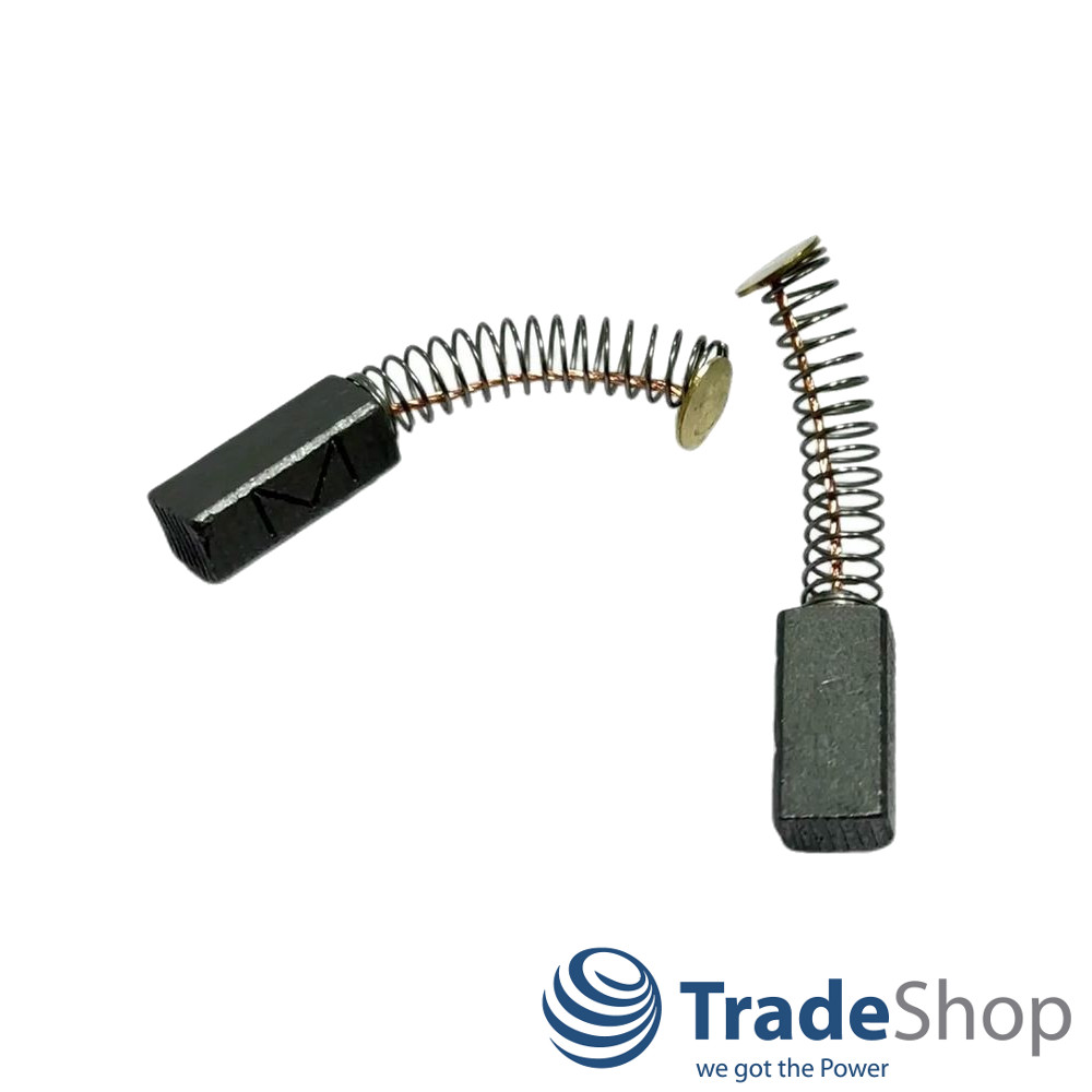 2x Motorkohlen 6x8x17mm für viele Elektrowerkzeuge (Schleifer, Sägen etc.)