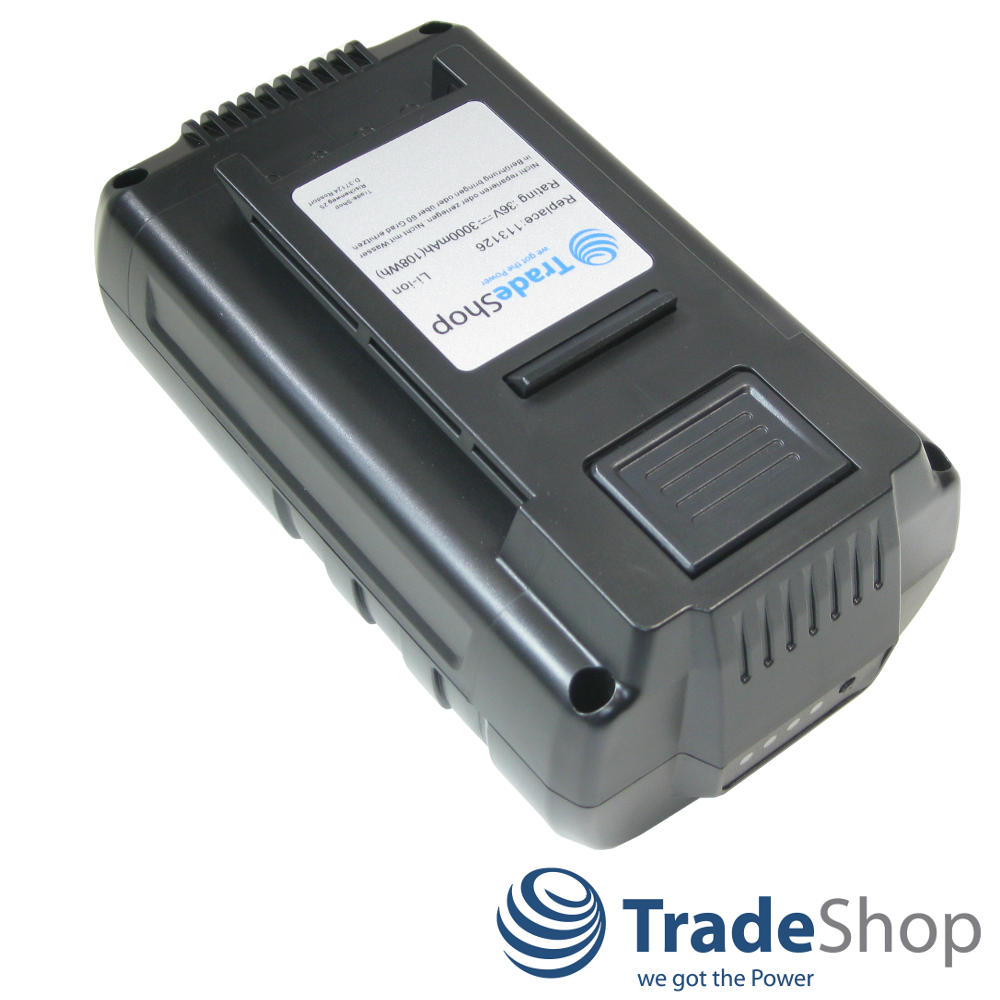 AKKU 36V 3000mAh Li-Ion für AL-KO 91132807 113124 113126 113280 Moweo GT36 uvm