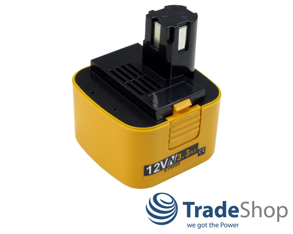 Akku 12V 3300mAh für Panasonic EY7206 EY7270 EY7271 EY9086 EY9136 uvm