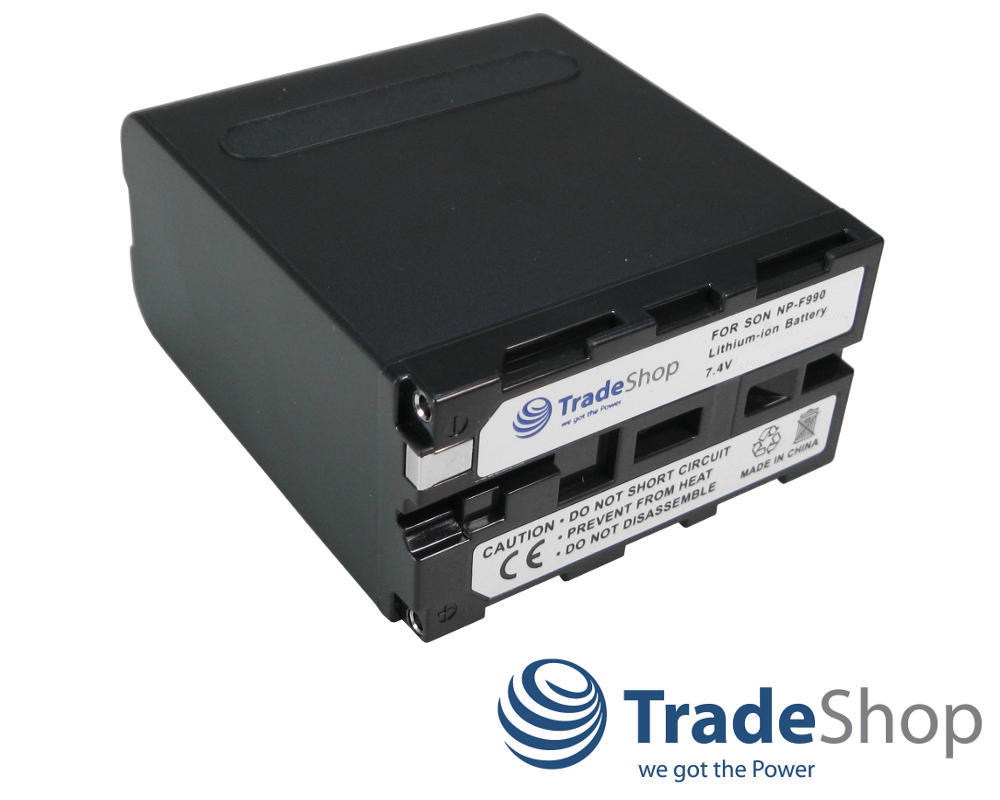 2in1: Akku + Dual Ladegerät LCD Ladestation für Sony NP-F950 NP-F960 NP-F990 uvm