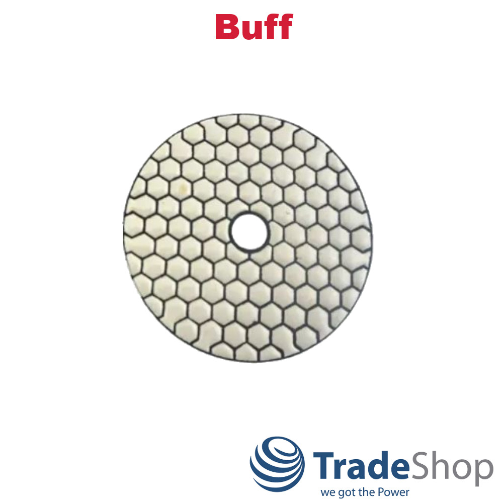 100mm Diamant Schleifscheibe Polierscheibe BUFF für Beton, Naturstein, Granit