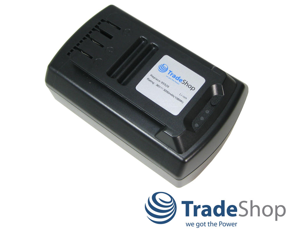 2x AKKU 36V 3000mAh Li-Ion für Güde 95540 95650 95545 95655 95680 95660