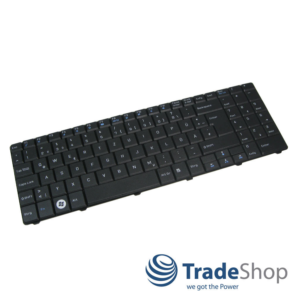Orig.Medion E6217 E7222 E6228 E7220 Tastatur QWERTZ Deutsch V128862BK1 40039966